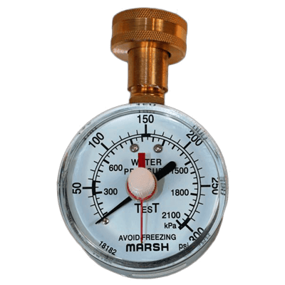 Marsh Bellofram Water Test Gauge